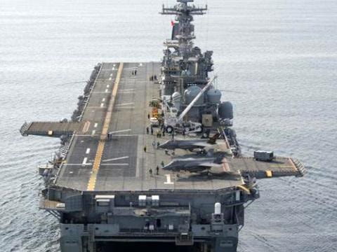 USS Wasp với F-35B bất ngờ xuất hiện ngoài khơi Nhật Bản