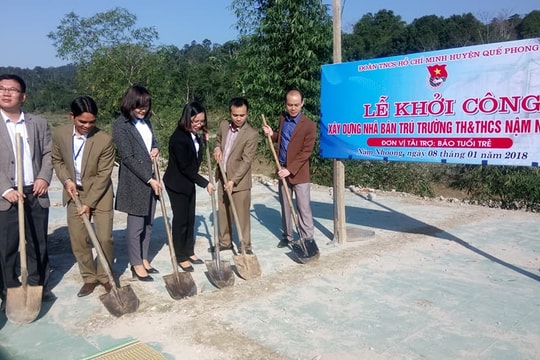 Khởi công nhà ở bán trú cho học sinh Nậm Nhoóng