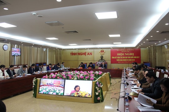 Trọng tâm công tác dân vận năm 2018 là Dân vận chính quyền