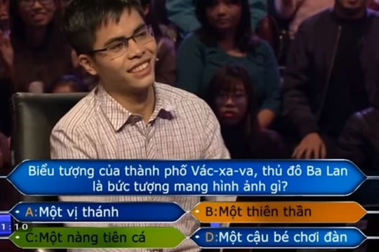 9X thi 30 điểm đại học giành thưởng cao nhất Ai là triệu phú 2018