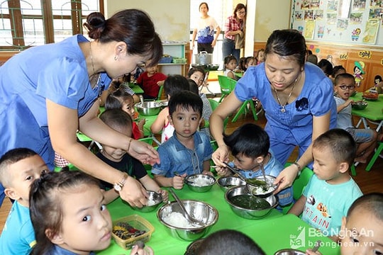 Trẻ mẫu giáo được hỗ trợ tiền ăn trưa bằng 10% mức lương cơ sở/trẻ/tháng