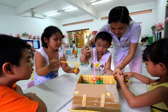 Từ 20/2, 4 đối tượng giáo viên mầm non được hưởng chính sách mới