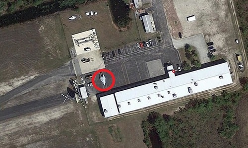 Máy bay tuyệt mật của Mỹ bị nghi lộ diện trên ảnh vệ tinh