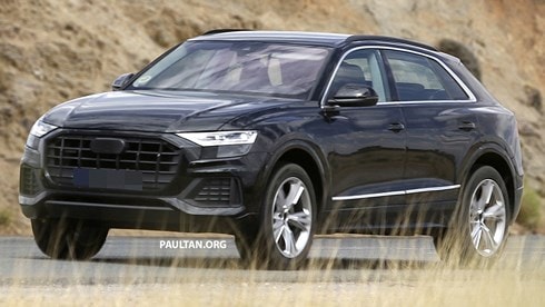 Rò rỉ những hình ảnh về chiếc Audi Q8 hoàn chỉnh