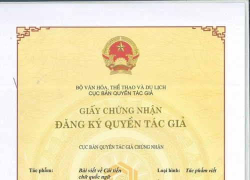 Đăng ký bản quyền 'tiếw Việt' vì sợ bị xuyên tạc