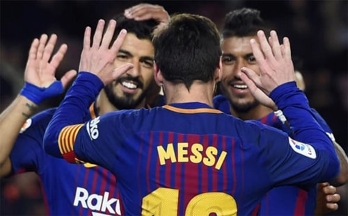 Barca là đội duy nhất chưa thua trong năm giải đấu lớn