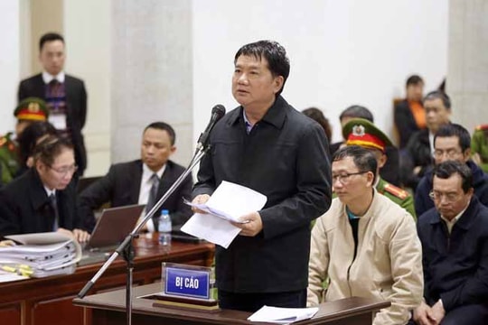 Bị cáo Đinh La Thăng xin được ăn cái Tết cuối cùng với gia đình