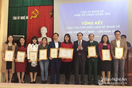 Tổng kết cuộc thi Tìm hiểu lịch sử quan hệ đặc biệt Việt Nam – Lào năm 2017