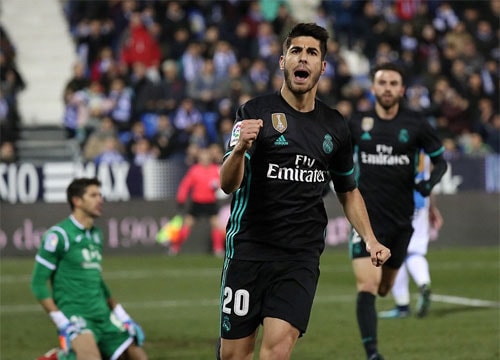 Asensio vô lê ghi bàn, Real đặt một chân vào bán kết Cup Nhà vua