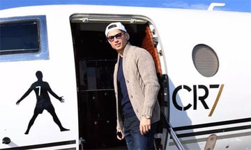 Mục sở thị chuyên cơ “siêu sang” của các danh thủ bóng đá thế giới
