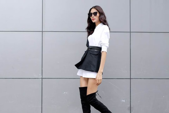 Thời trang cá tính của Hoàng Thùy, Mâu Thủy trước khi trở thành á hậu