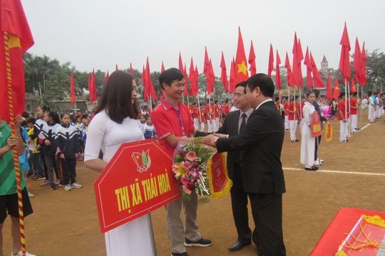 Hơn 600 VĐV tham gia Hội khỏe Phù Đổng Nghệ An cụm 2 