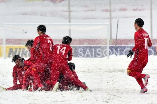Nhìn lại trận khổ chiến dưới mưa tuyết của các chiến binh U23 Việt Nam