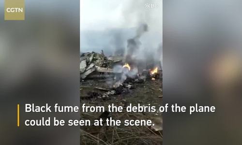 Máy bay quân sự Trung Quốc vừa rơi có thể là phi cơ tình báo điện tử