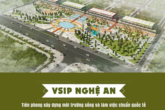 VSIP Nghệ An – Tiên phong xây dựng môi trường sống và làm việc chuẩn quốc tế