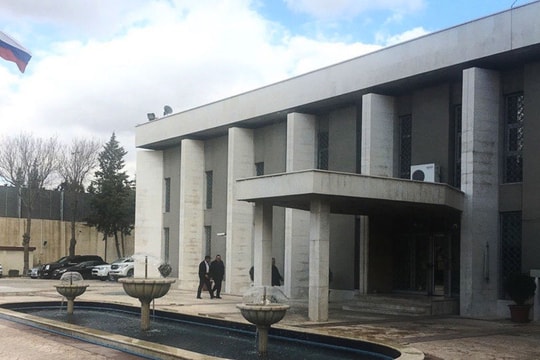 Cơ quan đại diện thương mại Nga ở Damascus bị bắn phá bằng súng cối