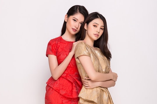 Jolie Nguyễn, Thùy Dung diện váy áo lụa tôn nét Á Đông