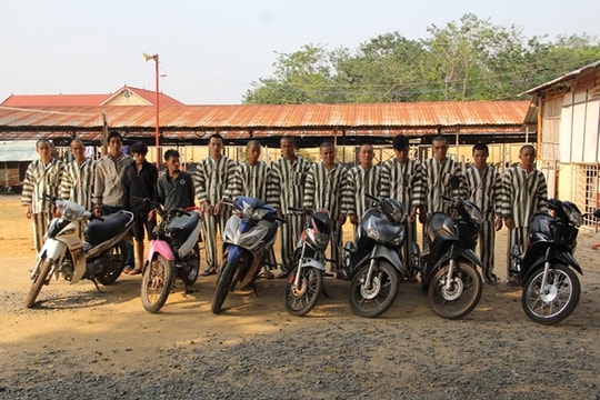 Bắt giữ 15 đối tượng trộm và tiêu thụ xe gian liên tỉnh