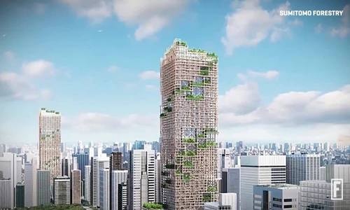 Nhật xây nhà chọc trời bằng gỗ cao nhất thế giới