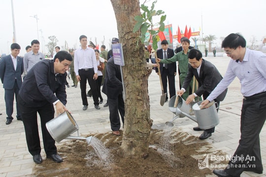 Nghệ An phát động “Tết trồng cây đời đời nhớ ơn Bác Hồ” xuân Mậu Tuất 2018