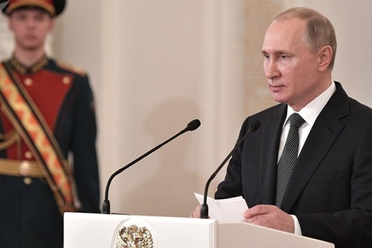 Tổng thống Putin vinh danh thiếu tá phi công hi sinh tại Syria