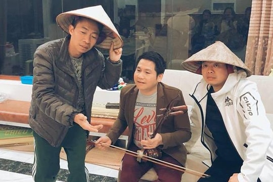 Màn xẩm “mẹ đã có thai” cực hài của Đăng Dương, Trọng Tấn, Việt Hoàn