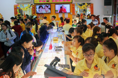 Biến động giá vàng trong các dịp vía Thần tài