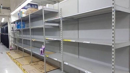 Người Đài Loan đổ xô mua giấy vệ sinh