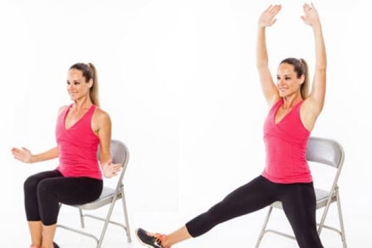 Chẳng cần đến phòng gym, bạn vẫn đốt calo hiệu quả chỉ với cái ghế 