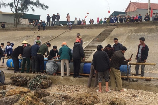 Cách ngư dân Nghệ An giải cứu thành công tàu cá va đá ngầm sau 3 ngày đêm