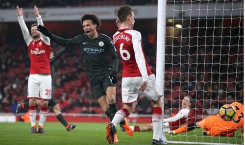 Man City tiếp tục đè bẹp Arsenal tại Ngoại hạng Anh