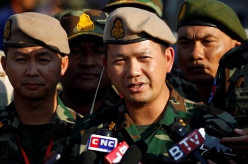 Con trai Hun Sen nhậm chức tổng tham mưu trưởng quân đội