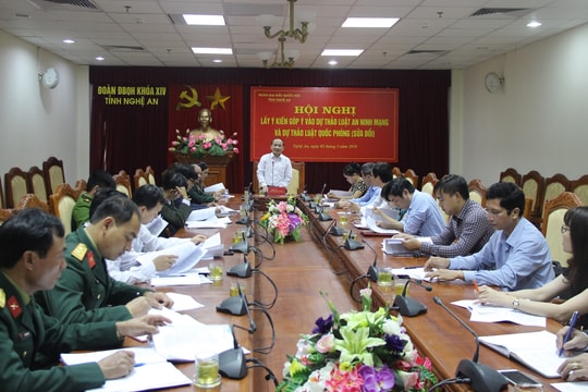 Góp ý luật dự thảo luật ở Nghệ An: Có cần thiết ban hành Luật An ninh mạng?