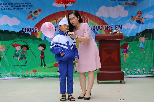 Hơn 2.000 học sinh tiểu học TP. Vinh được học kỹ năng phòng, chống xâm hại tình dục