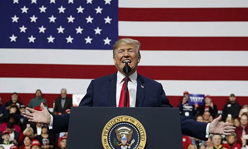 Trump công bố khẩu hiệu tranh cử tổng thống nhiệm kỳ hai