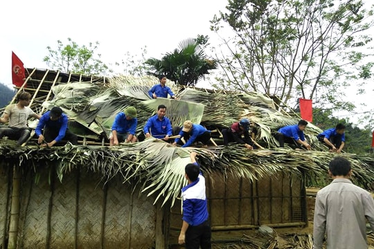 35 thanh niên dựng nhà giúp hộ nghèo