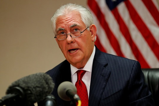 Tổng thống Trump sa thải Ngoại trưởng Tillerson
