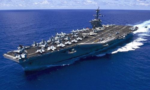 USS Carl Vinson diễn tập cùng chiến hạm Nhật trên Biển Đông