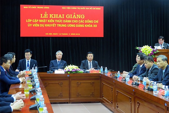  Ủy viên dự khuyết là nguồn kế cận quan trọng của Đảng