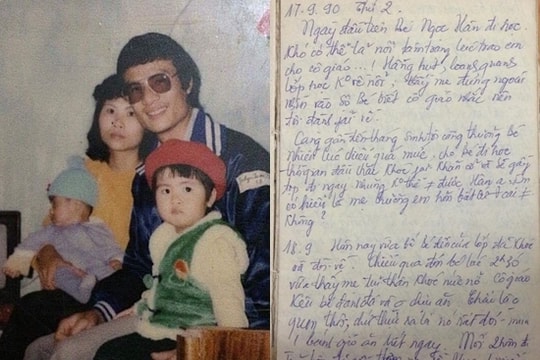 Tiết lộ dòng nhật ký xúc động mẹ hoa hậu Ngọc Hân viết về con