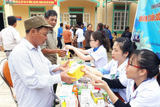 Nghĩa Đàn: 150 người được khám bệnh, cấp phát thuốc miễn phí