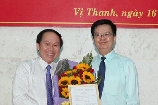 Thứ trưởng Bộ Tư pháp làm Phó bí thư tỉnh ủy Hậu Giang