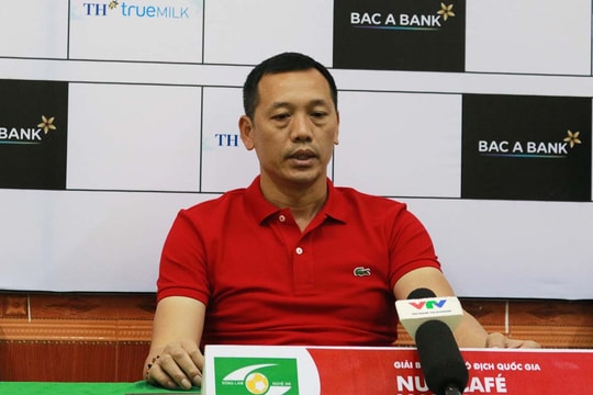 HLV Đức Thắng không trách học trò sau trận thua S. Khánh Hòa BVN