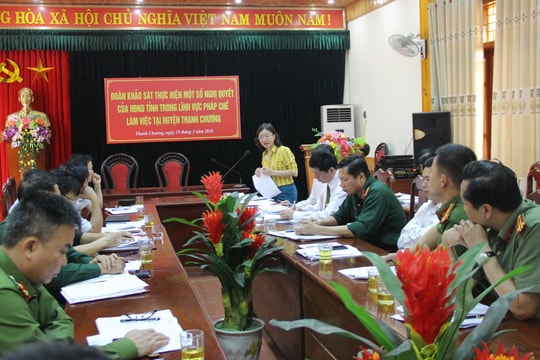 Huyện Thanh Chương thiếu 27 công an xã