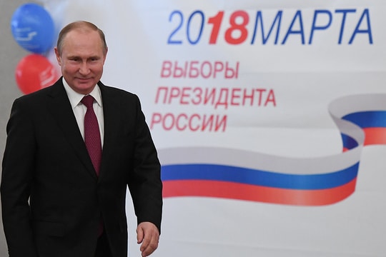 Putin chiến thắng kỷ lục với hơn 76% số phiếu bầu