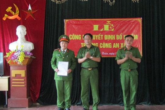 Quỳ Châu: Điều động Công an chính quy làm Trưởng công an xã 