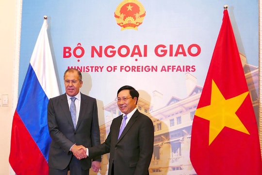 Ngoại trưởng Lavrov: Nga - Việt ủng hộ vai trò chủ chốt của luật pháp quốc tế