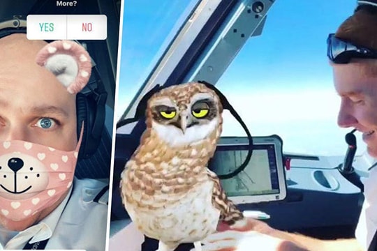 Phi công máy bay Airbus A320 chụp ảnh tự sướng khi lái ở độ cao 9000 mét