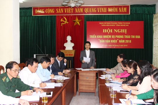 Nghệ An: Phấn đấu là điểm sáng cả nước về công tác dân vận chính quyền