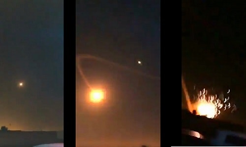 Rụng giữa đường khi đánh chặn tên lửa Houthis